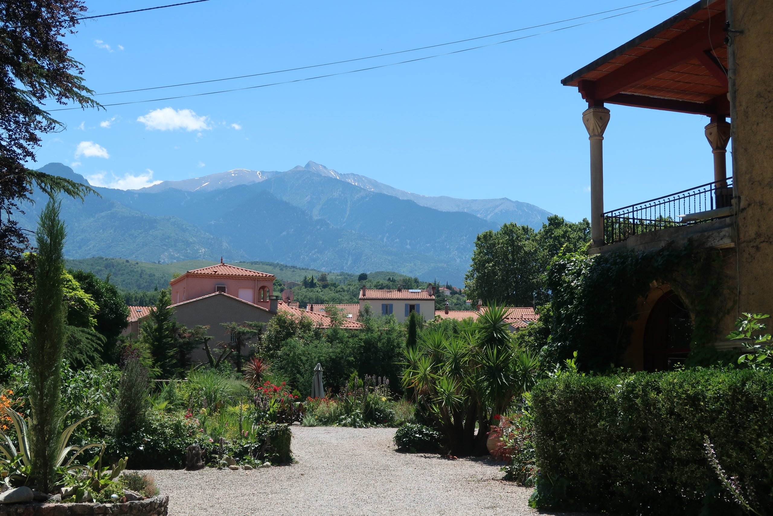 vue sur Mount Canigou